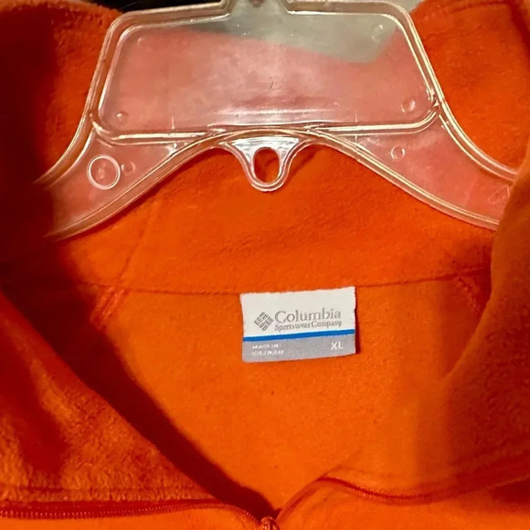 Columbia University of Oklahoma half zip fleece size xl - Picture 2 of 2